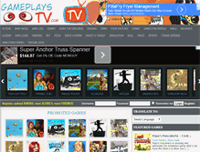 Tablet Screenshot of gameplaystv.com